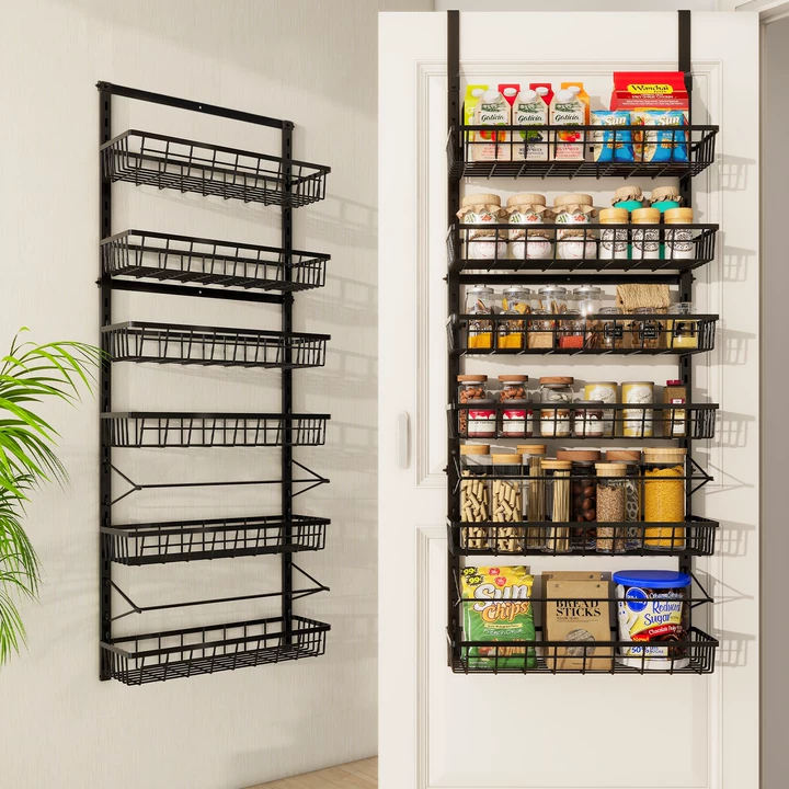 Over-The-Door Spice Rack| 6-Tier