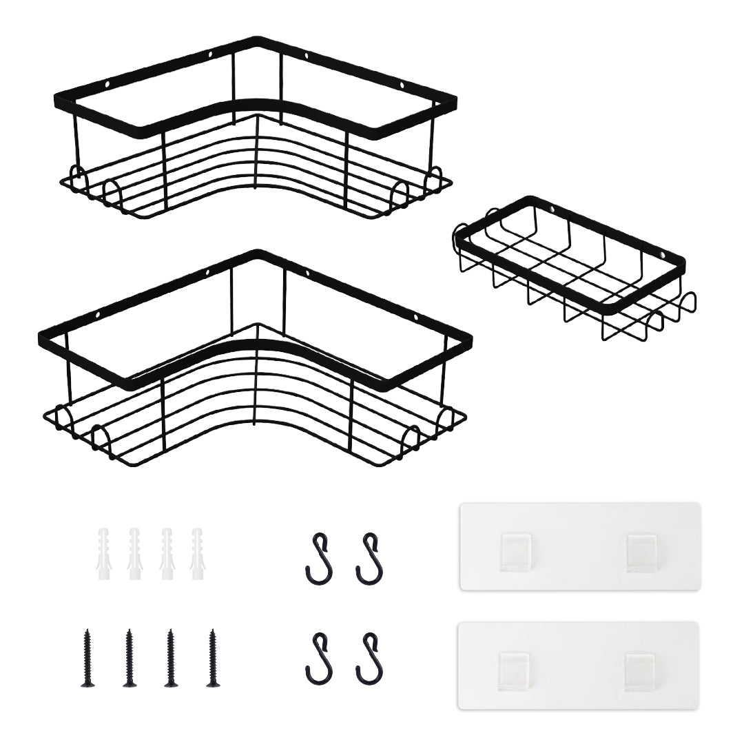 Corner Shower Caddy NoDrilling Wall Mounted Mefirt