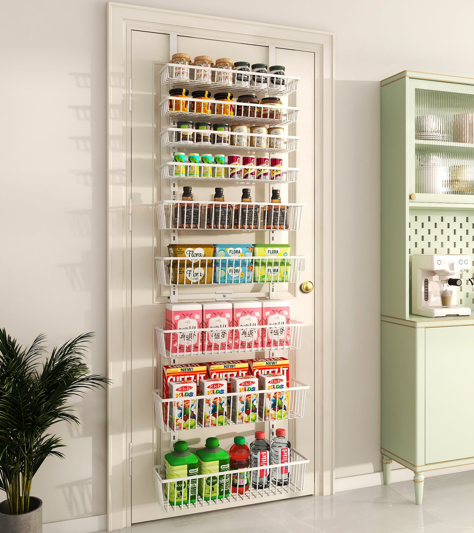 Over-The-Door Pantry Organizer| 9-Tier Mefirt - Main Image