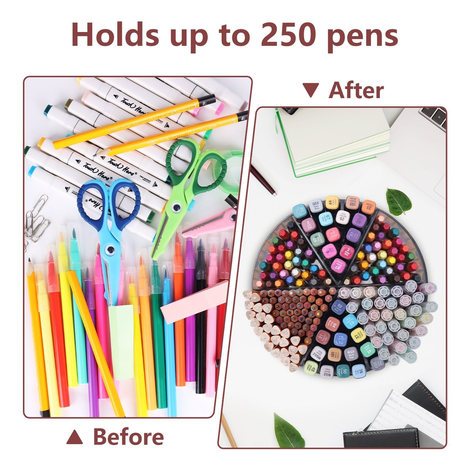 rotating pen holder